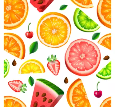Juicy fruit kitchen wall sticker - TenStickers