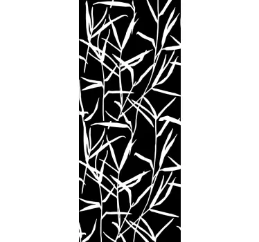 Reeds Shower Door Sticker - TenStickers