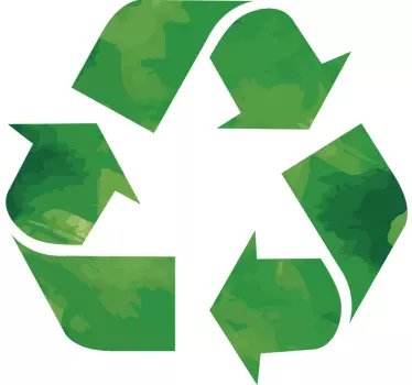 Recycle Symbol Sticker - TenStickers