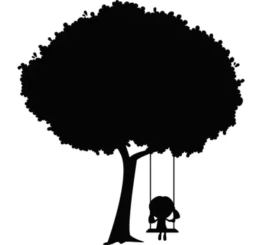 Tree Chalkboard Tree Wall Sticker - TenStickers
