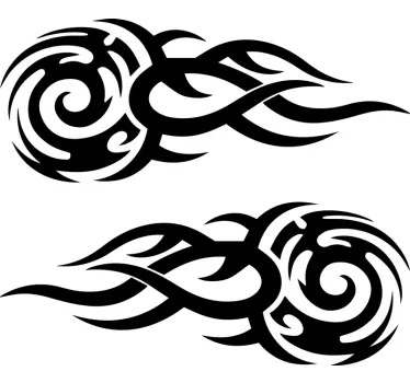 Tribale motorcycle decal - TenStickers