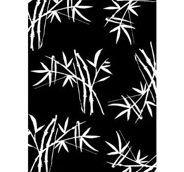 Translucent Bamboo Shower Sticker - TenStickers