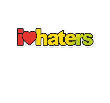 Motorcycle decals hater love text - TenStickers