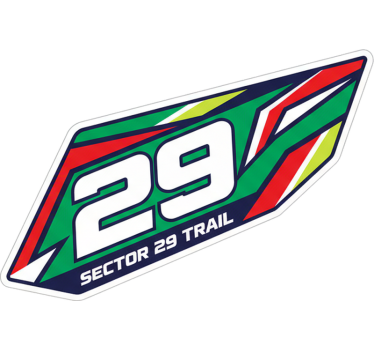 Motorcycle decals sector 29 trail - TenStickers