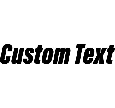 Motorcycle decals custom text for motorcycle - TenStickers