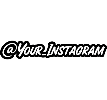 Motorcycle decals custom helmet text - TenStickers