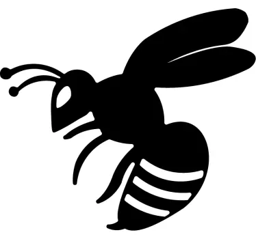 Wasp bee insect car sticker - TenStickers