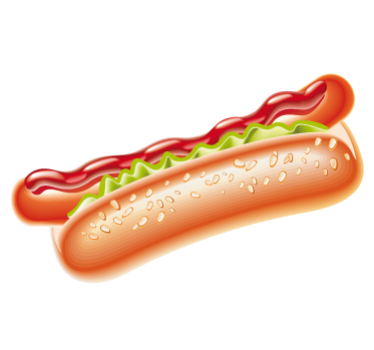 Hot Dog Wall Sticker - TenStickers