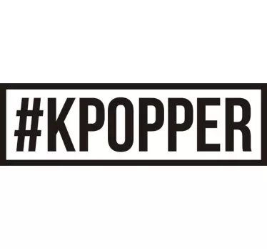 Kpop fan vibes wall sticker - TenStickers