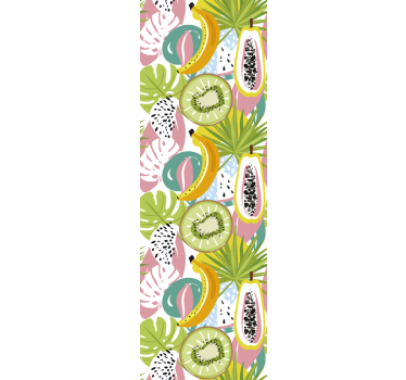 fruit refrigerator fridge wrap - TenStickers