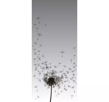 Dandelion shower decal - TenStickers