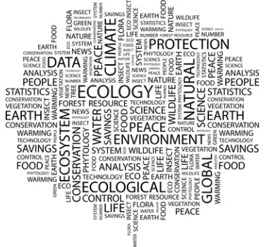 Ecology Concepts Text Wall Sticker - TenStickers