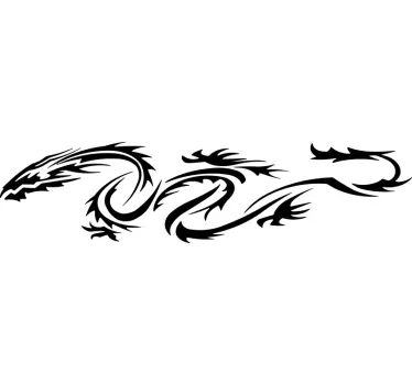 Dragons motorcycle decal - TenStickers