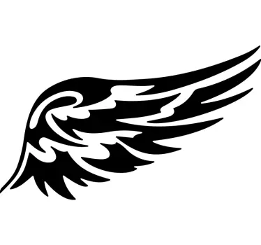 Motorcycle with wings Motorcycle decal - TenStickers
