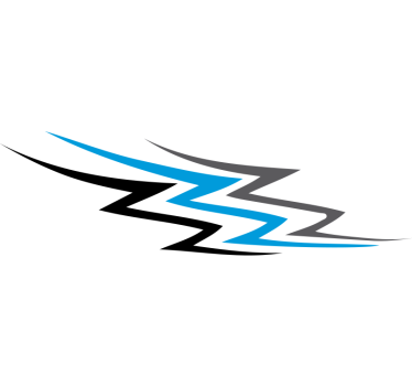 Race car blue and gray car sticker - TenStickers