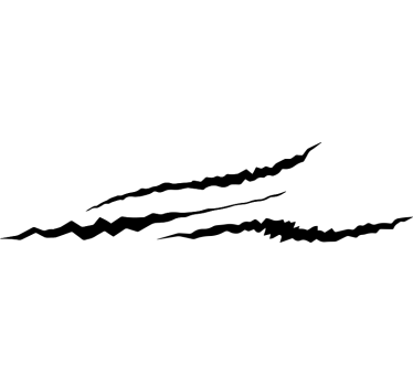 Race graphic scratch lines car decal - TenStickers