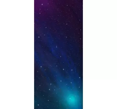 Universe glass door sticker - TenStickers