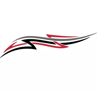 Tribal graphic Motorcycle decal - TenStickers