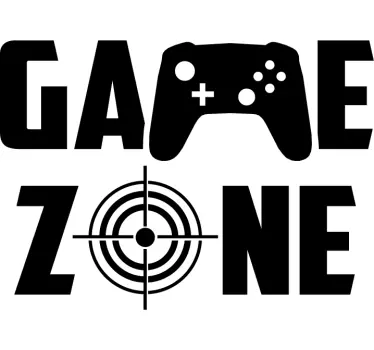 Gamer zone video game wall sticker - TenStickers