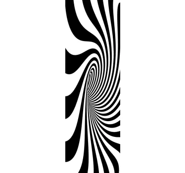 Black Hole glass door decal - TenStickers