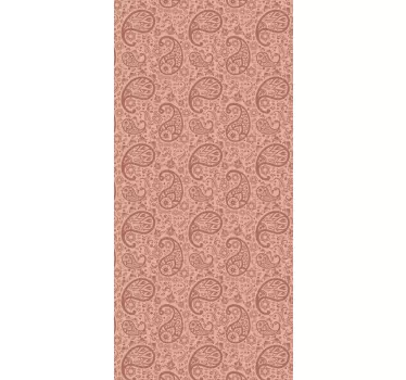Paisley colour pattern fridge wrap decal - TenStickers