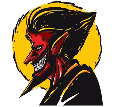 Villain Character Profile wall sticker - TenStickers