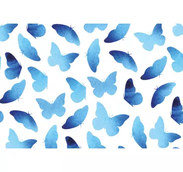 Painted butterflies laptop stickers - TenStickers