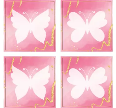 Butterfly wall sticker butterfly design creation - TenStickers