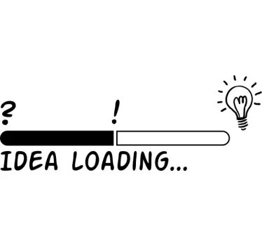 Loading idea video game wall decal - TenStickers