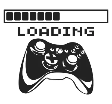 Video game sticker unloading - TenStickers