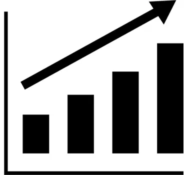 Stocks Line Graph Wall Sticker - TenStickers