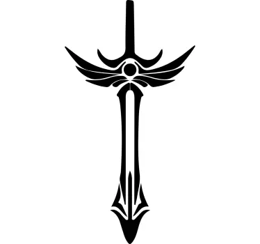 Epic fantasy blade wall sticker - TenStickers