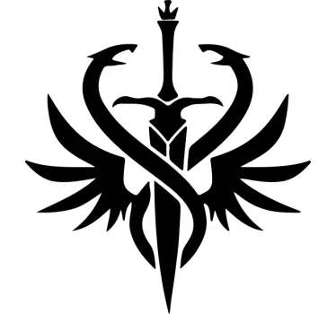 Wall sticker symbolic crest design - TenStickers