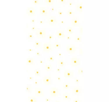 Shower screen sticker daisy pattern design - TenStickers