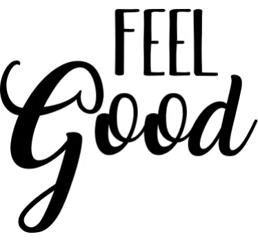 Feel Good shower decal - TenStickers