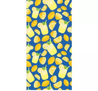 Lemon Juice  fridge decals - TenStickers