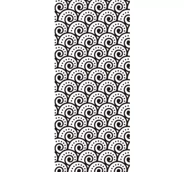 Tsunami Wave Shower Sticker - TenStickers