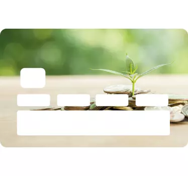 Credit card sticker modern payment card - TenStickers