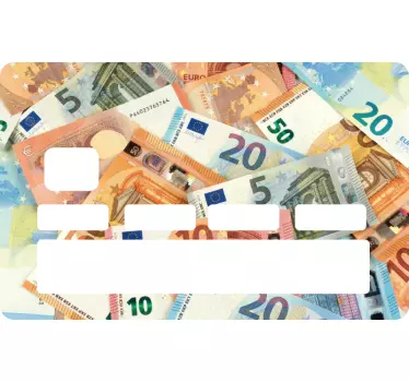 Credit card sticker currency design card - TenStickers