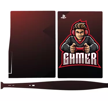 Wall sticker gamer character - TenStickers