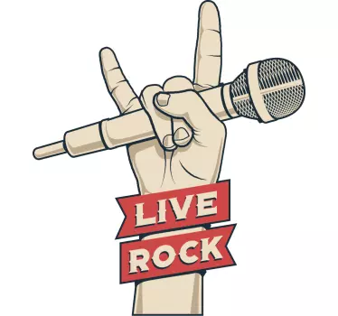Musical sticker live performance gesture - TenStickers