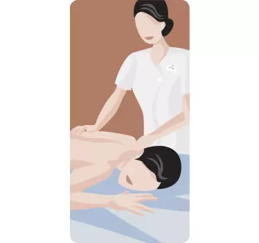Massage Mural Wall Mural - TenStickers