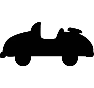 Chalkboard sticker classic car shape - TenStickers