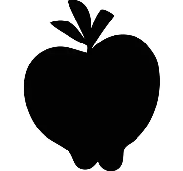 Chalkboard sticker apple with equations - TenStickers