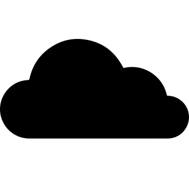 Chalkboard sticker cloud chalkboard panel - TenStickers