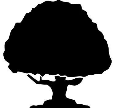 Chalkboard sticker scientific tree outline - TenStickers
