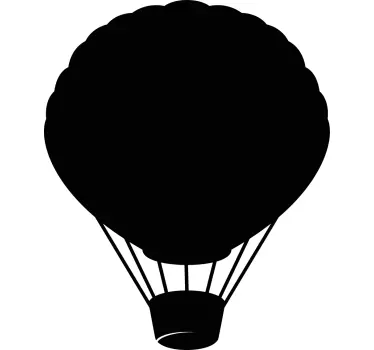 Chalkboard sticker chalkboard hot air balloon - TenStickers