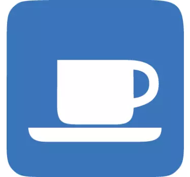 Cafe Sign Sticker - TenStickers