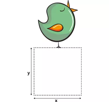 Singing bird light switch sticker - TenStickers
