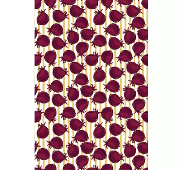 Fruit sticker pomegranate design - TenStickers